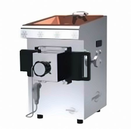 Hachoir à viande monophasé reconstitueur à empreinte ronde multi-calibre - 300 kg/h Hachoir à viande monophasé reconstitueur à empreinte ronde multi-calibre - 300 kg/h