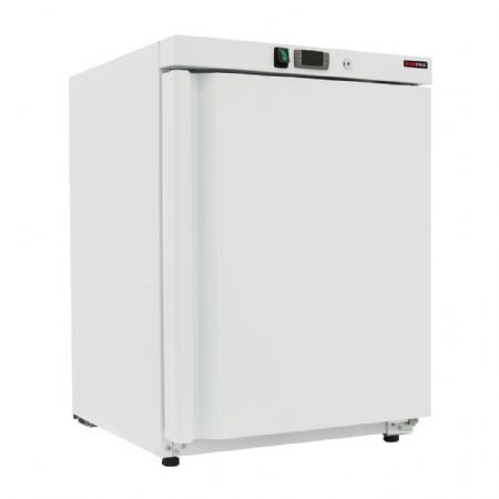 Mini-armoire réfrigérée négative blanche avec 1 porte pleine volume 130 L Mini-armoire réfrigérée négative blanche avec 1 porte pleine volume 130 L
