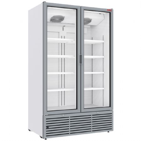 Vitrine ventilée positive 1142 litres 2 portes battantes - BLANCHE Vitrine ventilée positive 1142 litres 2 portes battantes - BLANCHE