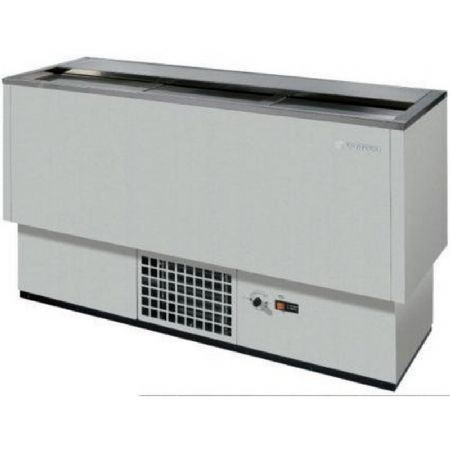 Refroidisseur à bouteilles et cannettes 3 portes avec fond plat couleur blanc - 300L Refroidisseur à bouteilles et cannettes 3 portes avec fond plat couleur blanc - 300L