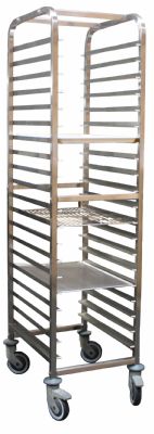 Echelle inox démontable GN2/1, 20 étages - 585x675x1860 mm Echelle inox démontable GN2/1, 20 étages - 585x675x1860 mm