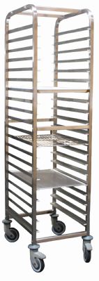 Echelle inox démontable 600X400, 20 étages - 465x630x1860 mm Echelle inox démontable 600X400, 20 étages - 465x630x1860 mm