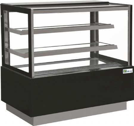 Vitrine panoramique positive pour patisserie vitre droite 2 étages +2 / +8°C - 280L Vitrine panoramique positive pour patisserie vitre droite 2 étages +2 / +8°C - 280L