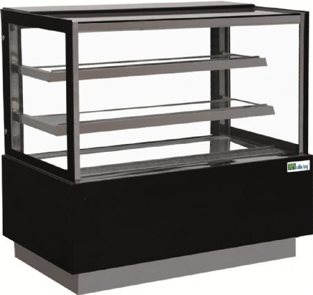 Armoire pâtisseries noire vitrage droit 2 niveaux température +2/+8°C volume 480 L Armoire pâtisseries noire vitrage droit 2 niveaux température +2/+8°C volume 480 L