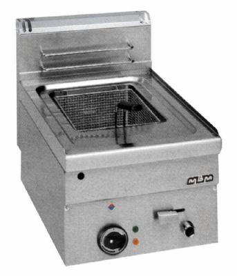 Friteuse électrique à poser 1 cuve 10L - Profondeur 600mm Friteuse électrique à poser 1 cuve 10L - Profondeur 600mm