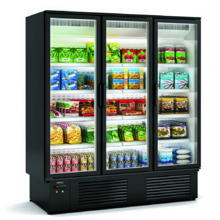 Vitrine verticale pro avec 3 portes et cotés pleins -15 / -18°C - 1908x771x2160 mm Vitrine verticale pro avec 3 portes et cotés pleins -15 / -18°C - 1908x771x2160 mm