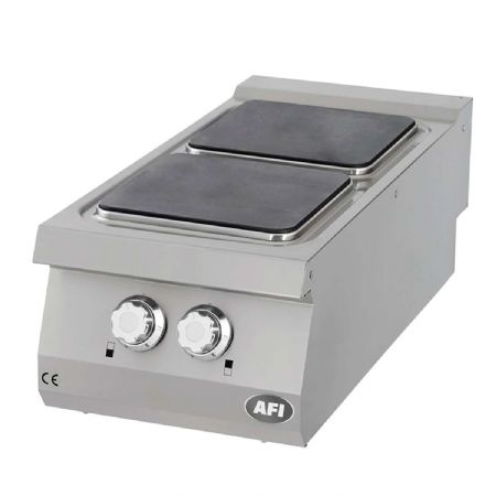 Fourneau électrique pro 2 plaques à poser Fourneau électrique pro 2 plaques à poser