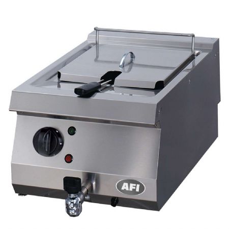 Friteuse électrique professionnel une cuve de 12 L à poser - profondeur 700mm Friteuse électrique professionnel une cuve de 12 L à poser - profondeur 700mm