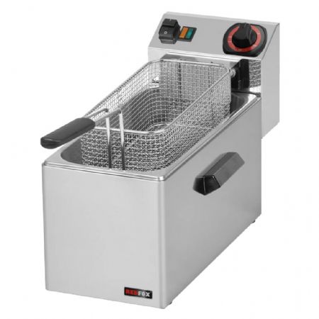 Friteuse monophasée à poser dédiée aux poissons 1 cuve 8L Friteuse monophasée à poser dédiée aux poissons 1 cuve 8L