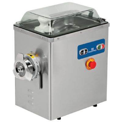 Hachoir à viande 22 sur piétement inox - avec débit 400 kg/h et 505 x 320 x 570 mm Hachoir à viande 22 sur piétement inox - avec débit 400 kg/h et 505 x 320 x 570 mm