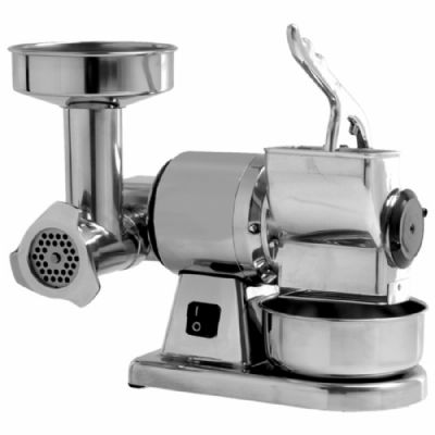 Hachoir pour viande et râpe pour fromage diamètre 60 mm - débit 15 kg/h et 30 kg/h Hachoir pour viande et râpe pour fromage diamètre 60 mm - débit 15 kg/h et 30 kg/h