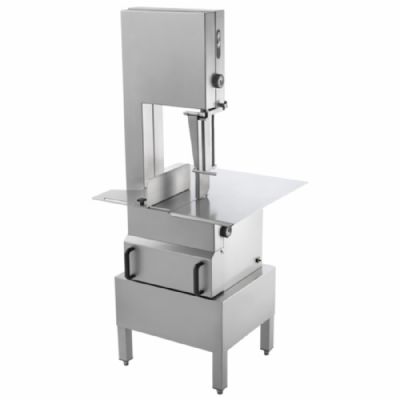 Scie à os professionnelle inox triphasée avec lame 2400 mm et 1,471 kW Scie à os professionnelle inox triphasée avec lame 2400 mm et 1,471 kW