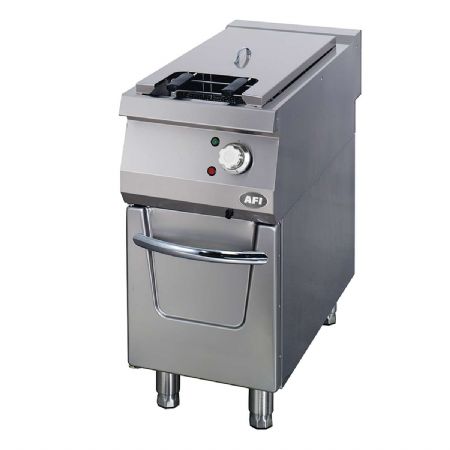 Friteuse électrique sur coffre commandes manuelles avec cuve 22 L - 18 kW triphasée Friteuse électrique sur coffre commandes manuelles avec cuve 22 L - 18 kW triphasée