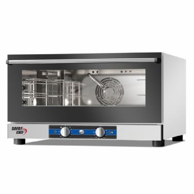 Four à convection électrique avec humidificateur et commandes mécaniques 3 niveaux GN1/1 Four à convection électrique avec humidificateur et commandes mécaniques 3 niveaux GN1/1
