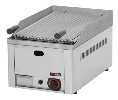 Grill pro pierre de lave à gaz à poser 328x609x290 mm GL 30 G - REDFOX Grill pro pierre de lave à gaz à poser 328x609x290 mm GL 30 G - REDFOX