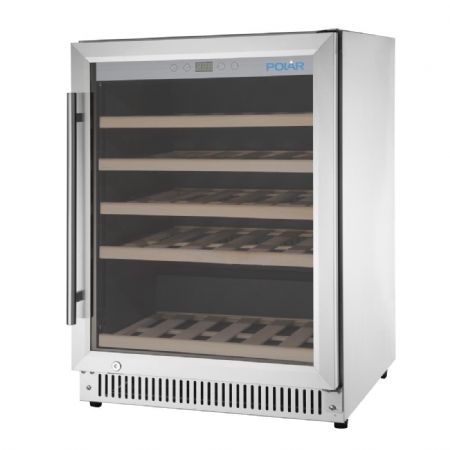 Rafraîchisseur à vin à poser en inox 47 bouteilles Rafraîchisseur à vin à poser en inox 47 bouteilles