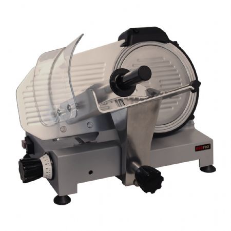 Trancheuse à jambon avec lame crantée diamètre 25 moteur monophasé - 0,18 kW Trancheuse à jambon avec lame crantée diamètre 25 moteur monophasé - 0,18 kW