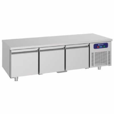 Soubassement congélateur inox spécial cuisson avec 3 tiroirs GN 1/1 température -10/-20°C Soubassement congélateur inox spécial cuisson avec 3 tiroirs GN 1/1 température -10/-20°C