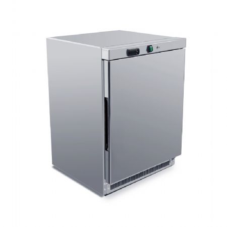 Congélateur professionnel petit volume inox -18 / -22 °C - 1 porte pleine -130L Congélateur professionnel petit volume inox -18 / -22 °C - 1 porte pleine -130L