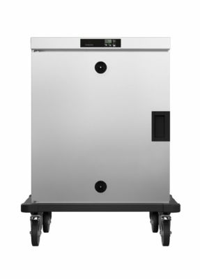 Chariot de maintien en température inox sur roulettes avec 8 bacs gn 2/1 et 16 bacs gn 1/1 Chariot de maintien en température inox sur roulettes avec 8 bacs gn 2/1 et 16 bacs gn 1/1