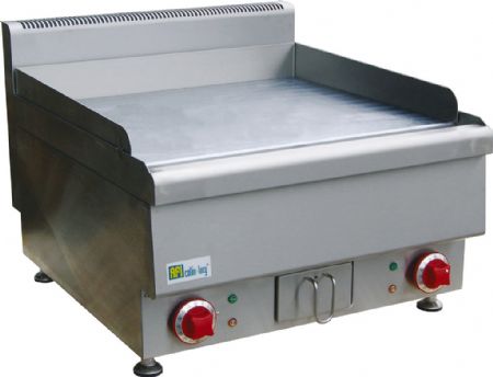 Plaque pro à snacker modèle triphasé à poser - profondeur 650mm Plaque pro à snacker modèle triphasé à poser - profondeur 650mm