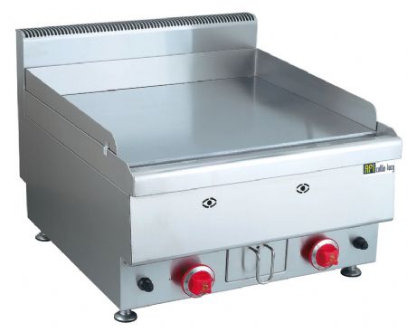 Plaque pro à snacker modèle à gaz à poser - profondeur 650mm Plaque pro à snacker modèle à gaz à poser - profondeur 650mm