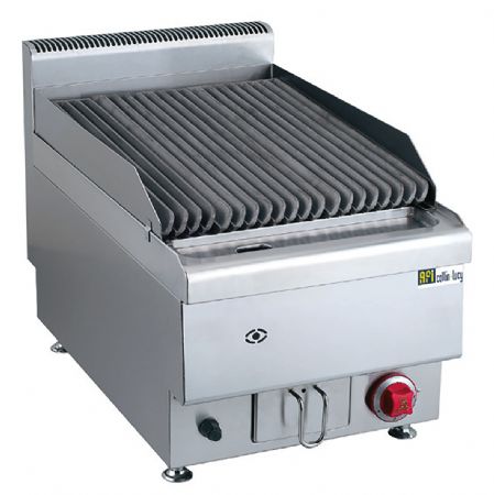 Gril pierre de lave gaz Série à poser 650 1 zone - 7,2 kW inox Gril pierre de lave gaz Série à poser 650 1 zone - 7,2 kW inox