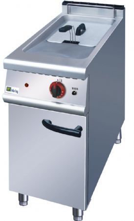 Friteuse professionnelle sur coffre 1 bac 1 x 20 litres électrique - profondeur 700mm Friteuse professionnelle sur coffre 1 bac 1 x 20 litres électrique - profondeur 700mm
