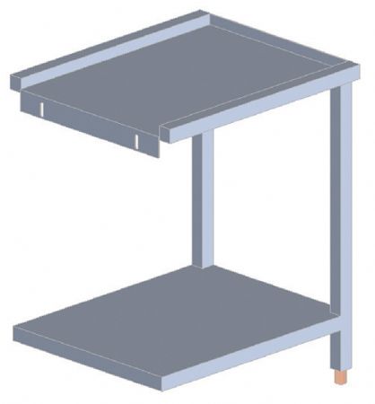 Table de déchargement inox gauche ou droite - longueur 700 Table de déchargement inox gauche ou droite - longueur 700