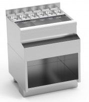 Table cocktail en inox avec emplacement bac à glaçons - 1100x650x850mm Table cocktail en inox avec emplacement bac à glaçons - 1100x650x850mm