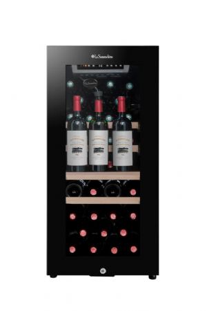 Cave à vins de mise à température 1 porte vitrée - 38 bouteilles Cave à vins de mise à température 1 porte vitrée - 38 bouteilles