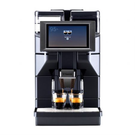 Machine à café professionnelle noire – écran tactile – 1,2 kg – 50 cafés/jour Machine à café professionnelle noire – écran tactile – 1,2 kg – 50 cafés/jour