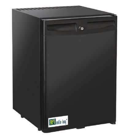 Mini-bar hôtelier noir 1 porte pleine plage de température +5/+12°C volume 34 L Mini-bar hôtelier noir 1 porte pleine plage de température +5/+12°C volume 34 L