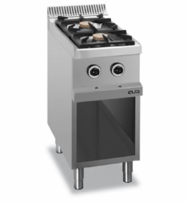 Cuisinière gaz sur armoire ouverte 2 feux 5,5kW - Profondeur 700mm Cuisinière gaz sur armoire ouverte 2 feux 5,5kW - Profondeur 700mm