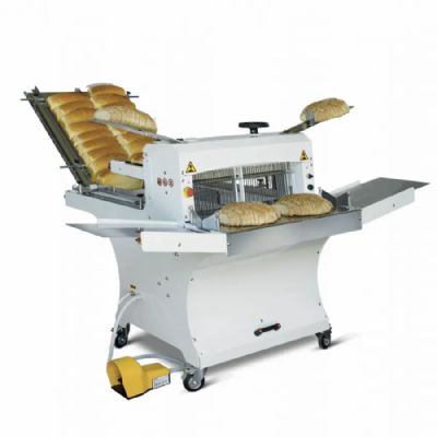 Trancheur à pain automatique sur pied 500mm - 1100x2000x1300 Trancheur à pain automatique sur pied 500mm - 1100x2000x1300