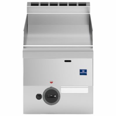 Plancha gaz de table surface lisse avec puissance 5,2 kW et 600 x 300 x 300 mm Plancha gaz de table surface lisse avec puissance 5,2 kW et 600 x 300 x 300 mm