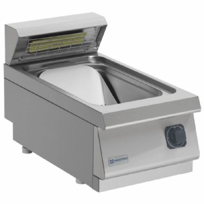 Chauffe-frites électrique de comptoir avec 1 kW et 730 x 400 x 300 mm Chauffe-frites électrique de comptoir avec 1 kW et 730 x 400 x 300 mm