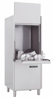 Lave-ustensiles pour batterie - avec pompe de vidange - panier 560x630 mm capacité 37 litres Lave-ustensiles pour batterie - avec pompe de vidange - panier 560x630 mm capacité 37 litres