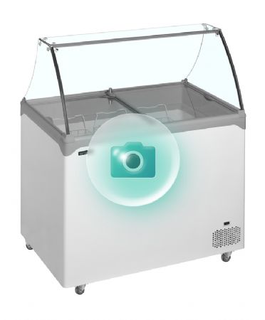 Vitrine à glace à froid statique – plage de température -24/-14°C Vitrine à glace à froid statique – plage de température -24/-14°C