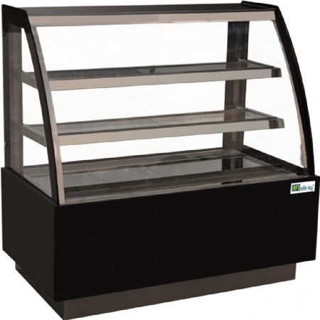 Armoire pâtisseries noire façade bombée 2 niveaux température +2/+8°C - 395 L Armoire pâtisseries noire façade bombée 2 niveaux température +2/+8°C - 395 L