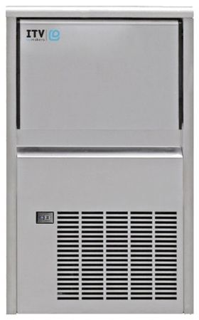 Machine à glaçons à injection refroidissement eau 23 kg/24 h glaçon plein avec réserve intégrée Machine à glaçons à injection refroidissement eau 23 kg/24 h glaçon plein avec réserve intégrée