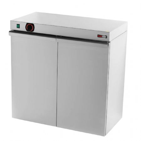 Chauffe-assiettes sur colonne réglable de 30 à 90 °C - 1,5 kW capacité 120 assiettes Chauffe-assiettes sur colonne réglable de 30 à 90 °C - 1,5 kW capacité 120 assiettes