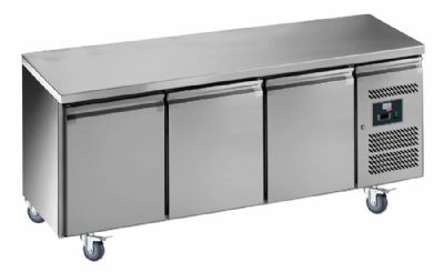 Tour réfrigérée inox centrale positive 3 portes - 580 litres Tour réfrigérée inox centrale positive 3 portes - 580 litres