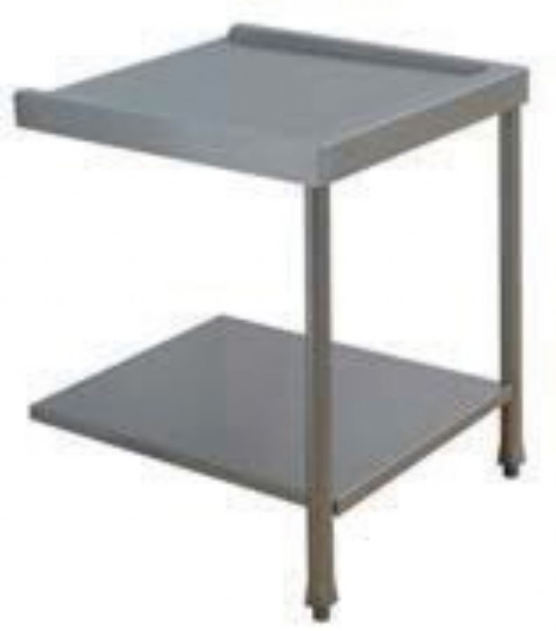 Table de préparation pour machines à capot panier 500x500 - dimensions 700x575x850 mm Table de préparation pour machines à capot panier 500x500 - dimensions 700x575x850 mm