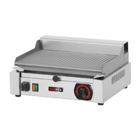 Plaque de cuisson nervurée en acier inoxydable à installer avec plateau strié Plaque de cuisson nervurée en acier inoxydable à installer avec plateau strié