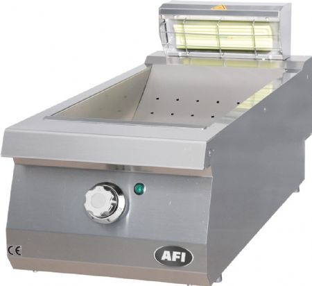 Poste de salage inox à poser avec bac à frites gamme 900 Poste de salage inox à poser avec bac à frites gamme 900