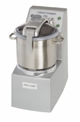 Cutter professionnel de table avec cuve inox 20L - 1500-3000 trs/min Cutter professionnel de table avec cuve inox 20L - 1500-3000 trs/min