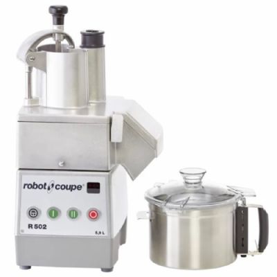 Robot multifonction combiné Cutter et coupe légumes avec cuve inox 5,9L - 750 à 1500trs/min Robot multifonction combiné Cutter et coupe légumes avec cuve inox 5,9L - 750 à 1500trs/min