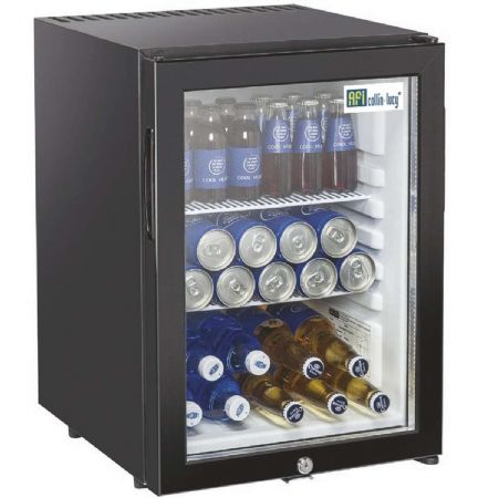 Mini bar professionnel 1 porte vitrée noire +5 / +12°C - 24L Mini bar professionnel 1 porte vitrée noire +5 / +12°C - 24L