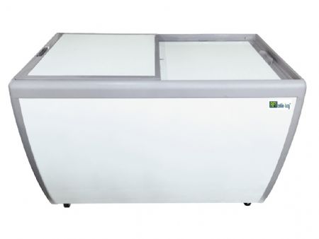 Réfrigérateur de bouteilles avec 2 demi portes coulissantes +3 / +8°C - 260L Réfrigérateur de bouteilles avec 2 demi portes coulissantes +3 / +8°C - 260L